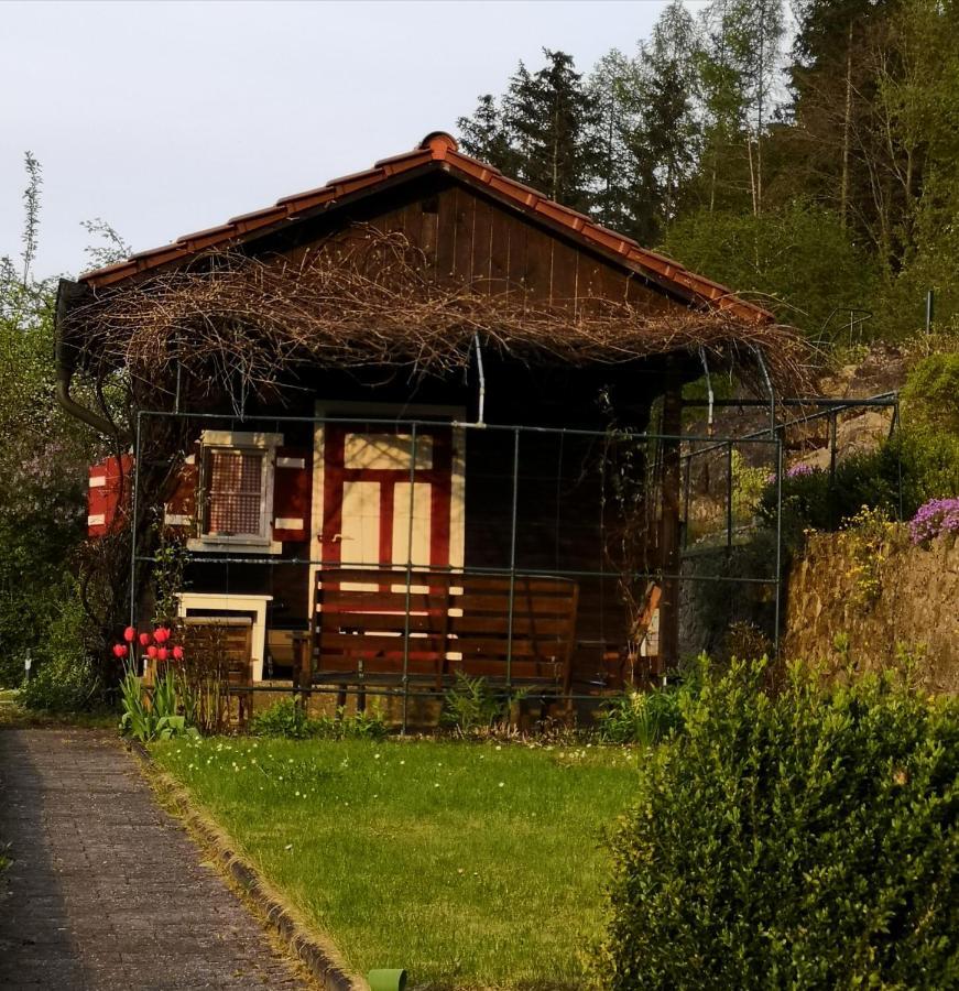 Ferienhaus Am Bach Mit Grossem Garten Deuerling Exterior foto